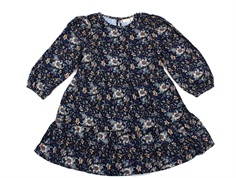 Name It dress dark sapphire flowers